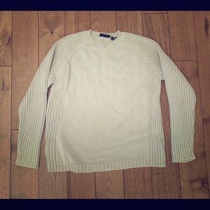 Men’s DKNY light camel colored sweater